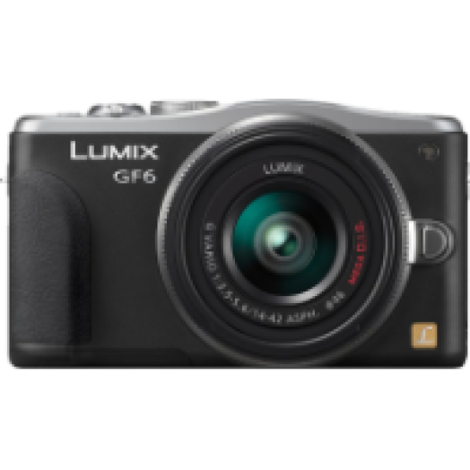 Lumix DMC-GF6K fekete + 14-42 mm ASPH. II MEGA O.I.S Kit
