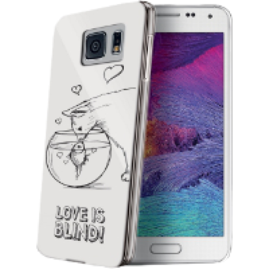 SAMSUNG Galaxy S6 műanyag hátlap cicás