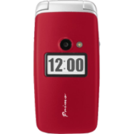 Primo 413 piros kártyafüggetlen mobiltelefon