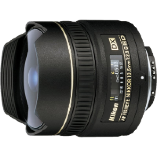 AF-S Fisheye Nikkor 10.5 mm F2.8G IF-ED DX