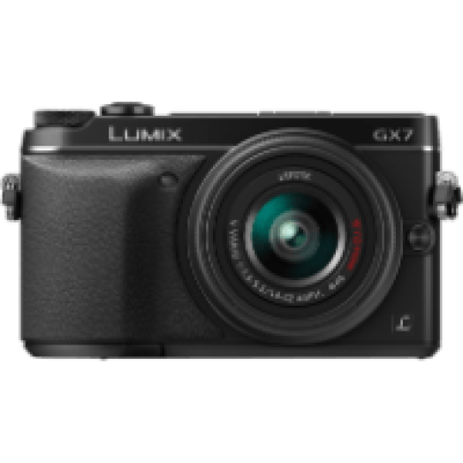 Lumix DMC-GX7K fekete + 14-42 mm ASPH. II MEGA O.I.S Kit
