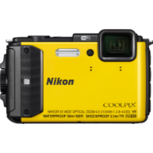 Coolpix AW130 sárga digitális fényképezőgép