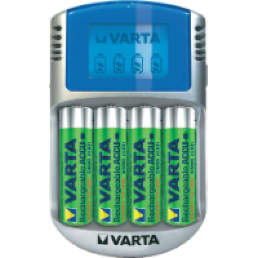 LCD elemtöltő (4x2400 mAh)