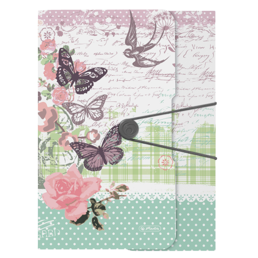 Herlitz Lady Like gumis mappa A4, PP