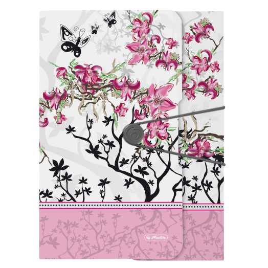 Herlitz Lady Like gumis mappa A4, PP