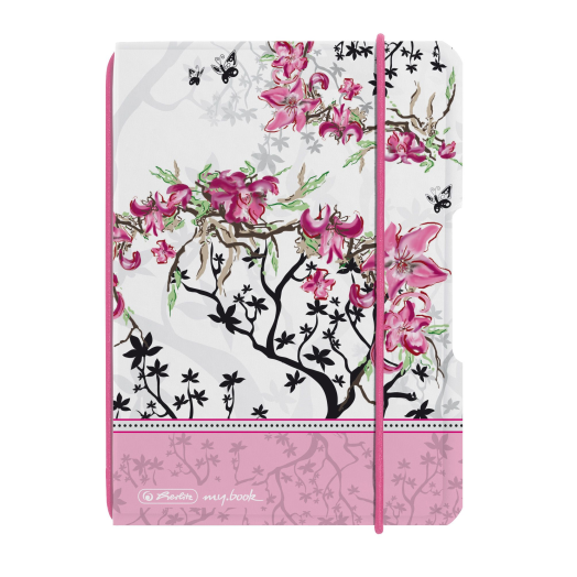 Helitz my.book Ladylike Bloom füzet A6 40lap kockás
