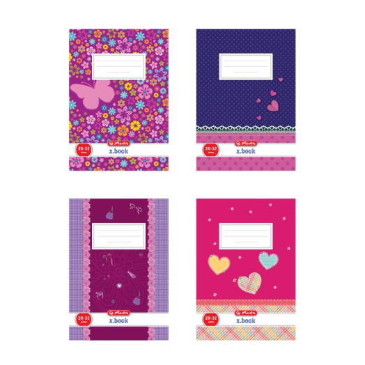 Herlitz Girls füzet A5 20-32 sima