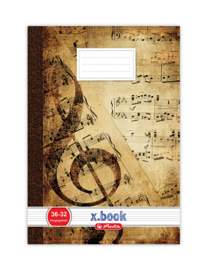 Herlitz Design füzet A5 36-32 hangjegy