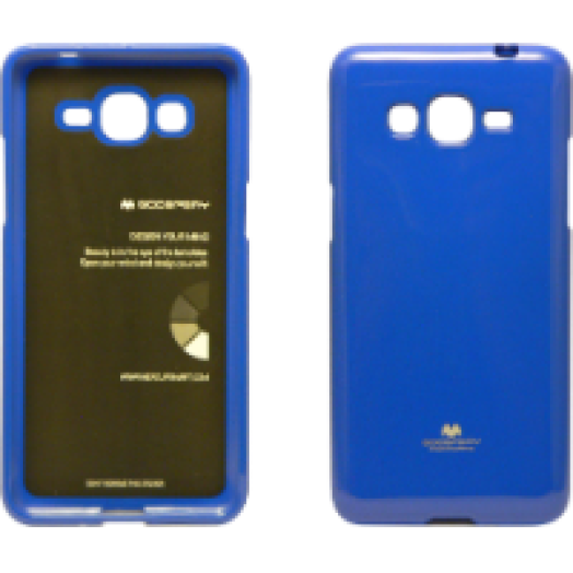 Jelly Galaxy A3 kék rugalmas szilikon hátlap