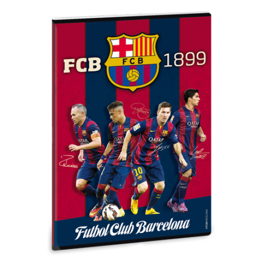Barcelona füzet A/4 sima
