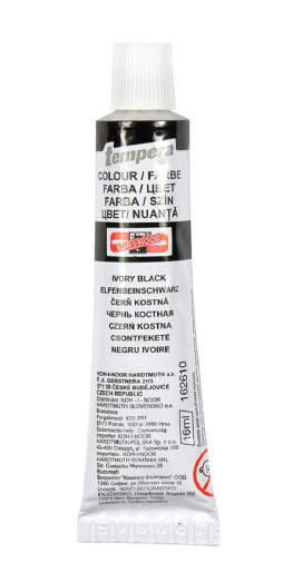 KOH-I-NOOR 162610 tempera csontfekete 16 ml