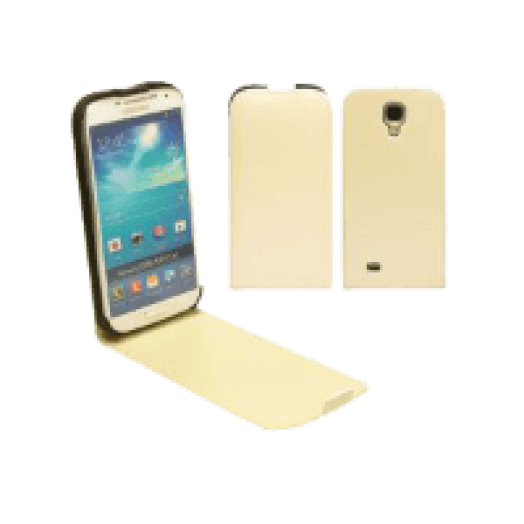 Samsung Galaxy A5 flip bőr tok, fehér