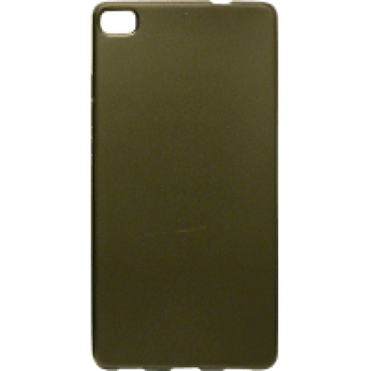 Huawei P8 vékony szilikon hátlap fekete
