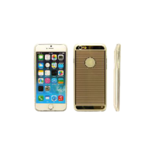 iPhone 6 vékony hátlap arany mintával