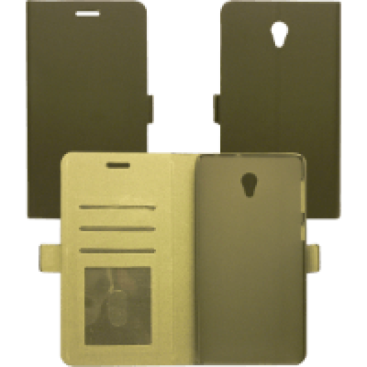 Lenovo S860 book cover+névjegytartó tok fekete