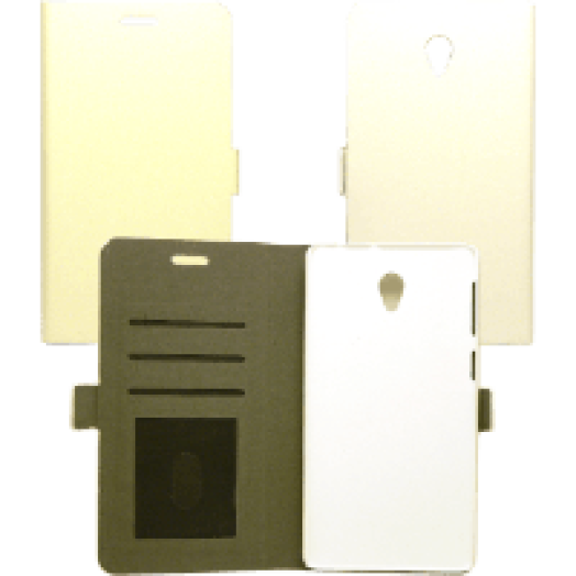Lenovo S860 book cover+névjegytartó tok fehér