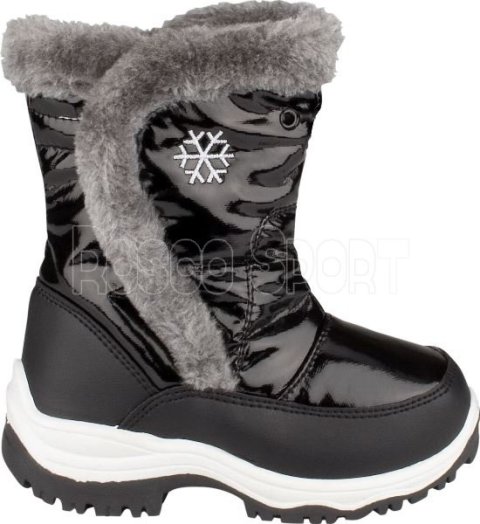 WinterGrip Lacquer gyerek hótaposó, fekete