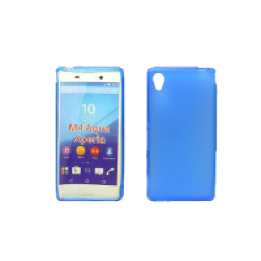 Sony Xperia M4/M4 Aqua vékony szilikon hátlap, kék