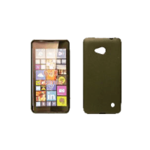 Lumia 640 vékony szilikon hátlap, fekete