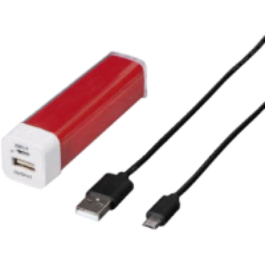 Univerzális UBS-s külső akkumulátor 2600 mAh (124525)