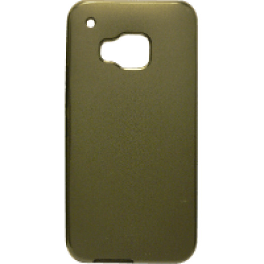 HTC M9 vékony szilikon hátlap fekete