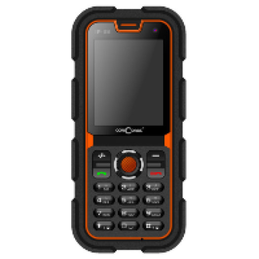 Raptor P60 fekete/narancs Dual Sim kártyafüggetlen mobiltelefon