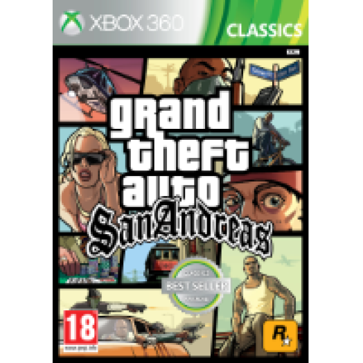 Grand Theft Auto: San Andreas (Classics Best Seller) XBOX 360