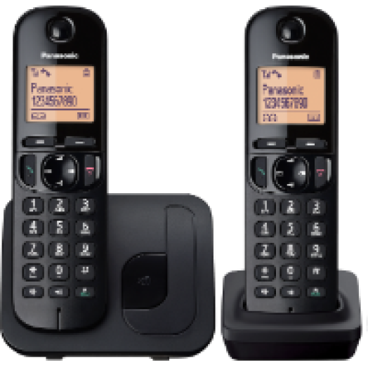 KX-TGC212PDB dect telefon fekete