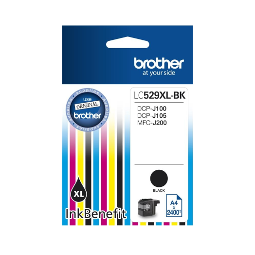 Brother LC529XLB tintapatron DCP-J100/J105 nyomtatóhoz,fek.