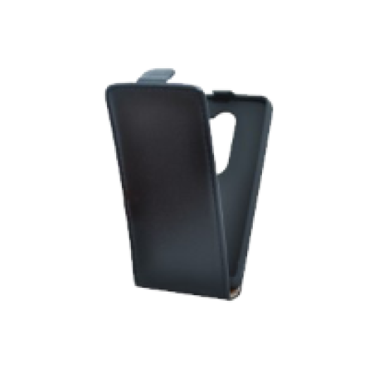 LG C50 Leon flip bőr tok, fekete