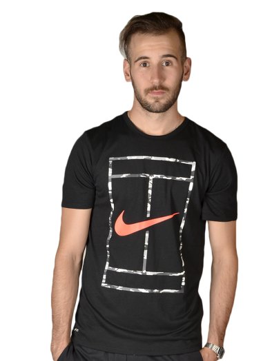 COURT LOGO SS CREW TEE