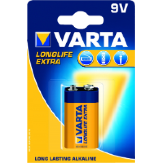 Longlife Extra 9V-os alkáli elem