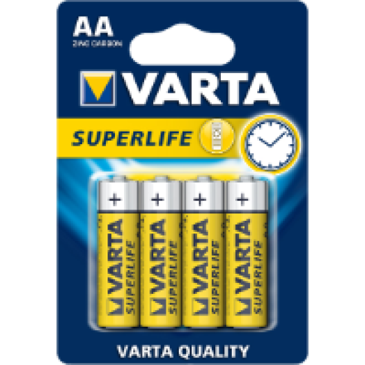 Superlife cink szén ceruzaelem (4xAA)