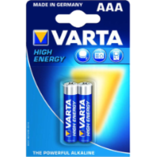 High Energy alkáli mangán mikroceruza elem (2xAAA)