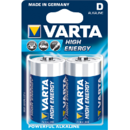 High Energy alkáli mangán góliátelem (2xD)
