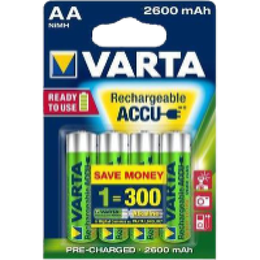 Professional Ready2Use ceruza akku 2600mAh (4xAA)
