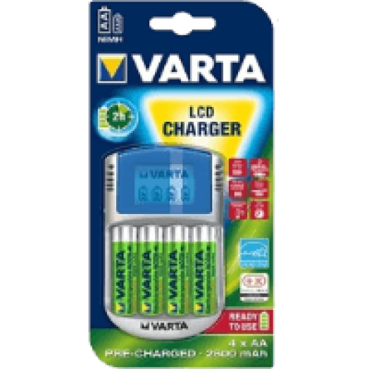 Power Play ceruza akkutöltő 4x2600mAh AA akkumulátorral