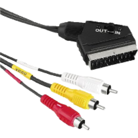 43178 SCART - 3 RCA kábel 1,5 m