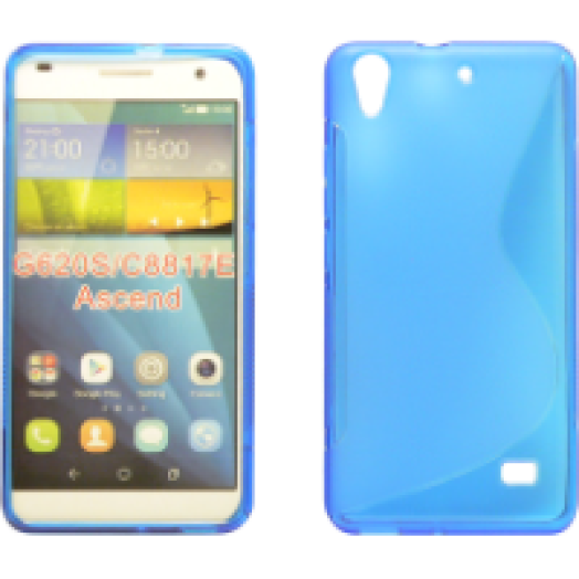 Huawei G620s TPUS szilikon hátlap, kék