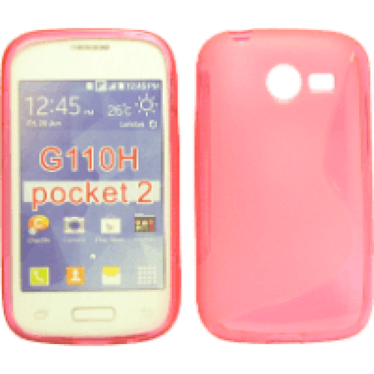 Samsung Galaxy Pocket 2 TPUS szilikon hátlap, rózsaszín