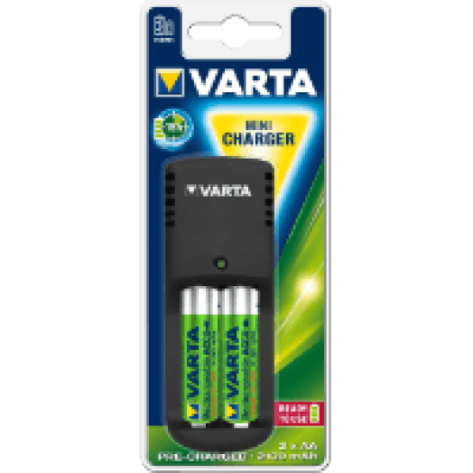 Mini akkutöltő 2x2100mAh akkumulátorral