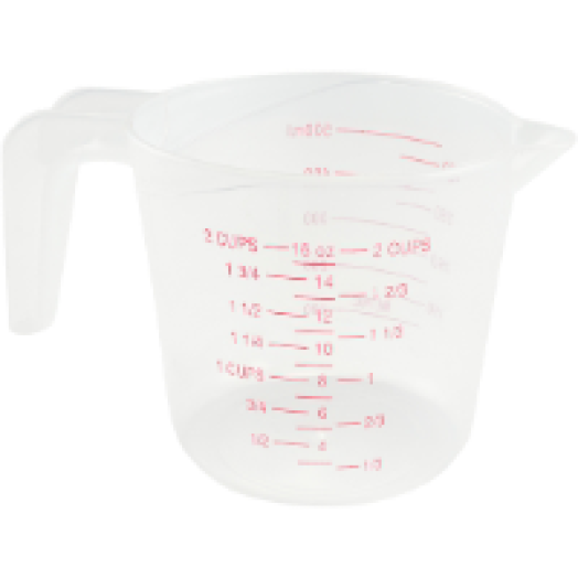 72271 Műanyag mérőedény, 0.5 l