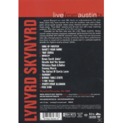 Live From Austin, Tx DVD