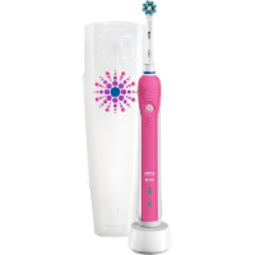 PRO 750 D16.513.UX elektromos fogkefe, úti tokkal, pink