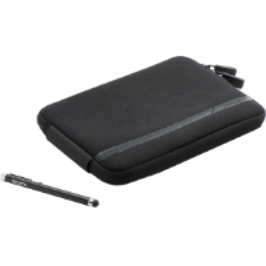 Value Sleeve fekete univerzális tablet tok+érintőceruza 7"
