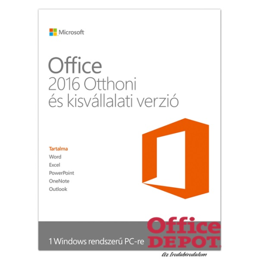 Microsoft Office 2016 Home & Business HUN 1 Felhasználó ML irodai szoftver