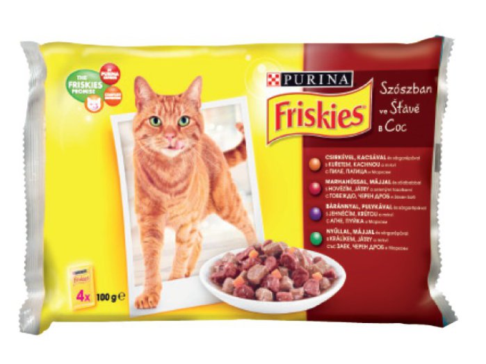 Friskies alutasakos macskaeledel multipack