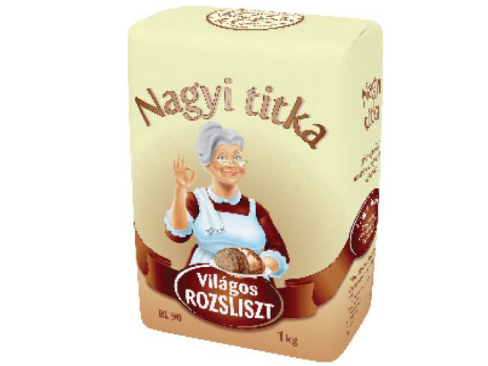 Nagyi titka világos rozsliszt
