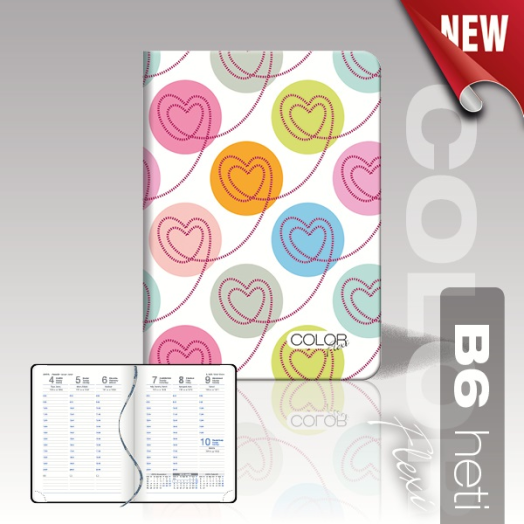 Agenda Color Flexi B6 heti