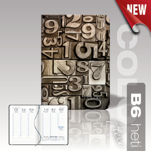 Agenda Color Flexi B6 heti